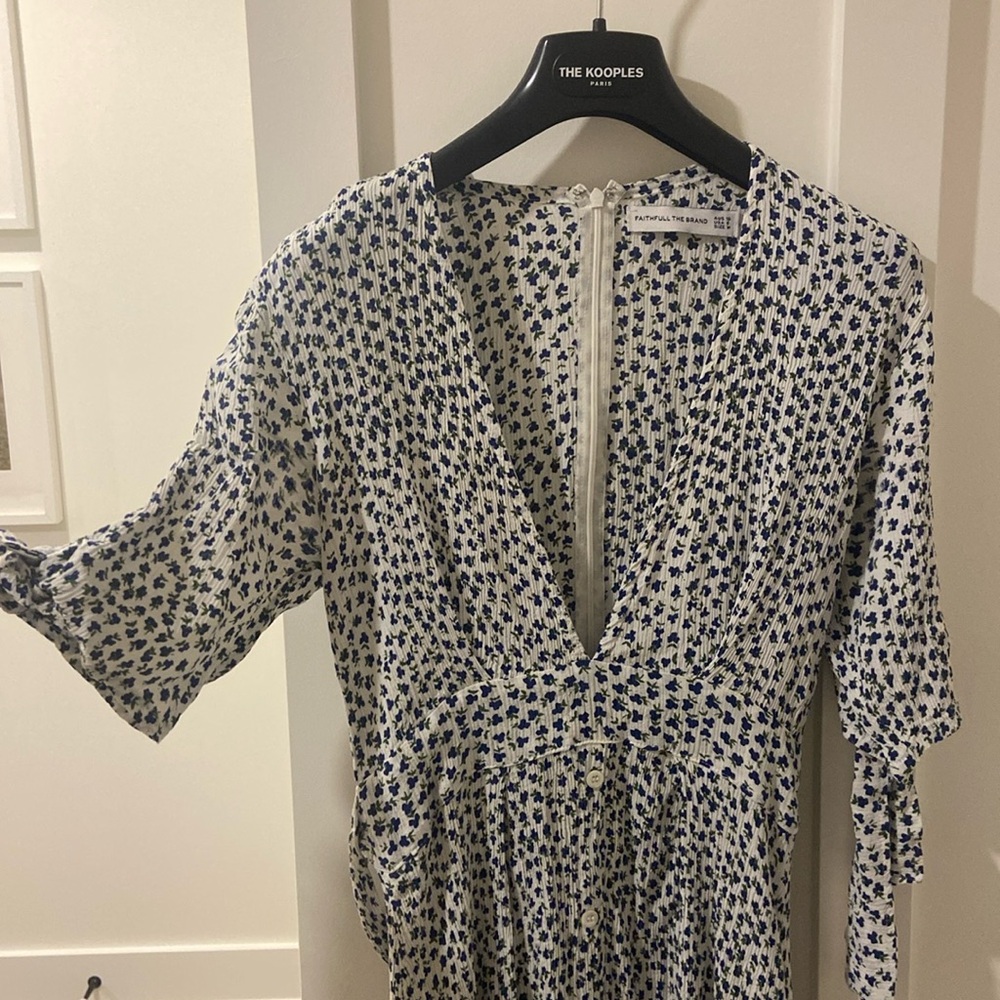 Faithful the Brand floral midi dress, size 6, medium